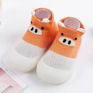 ZAPAMEDIAS DISEÑO CHANCHITO COLOR NARANJA